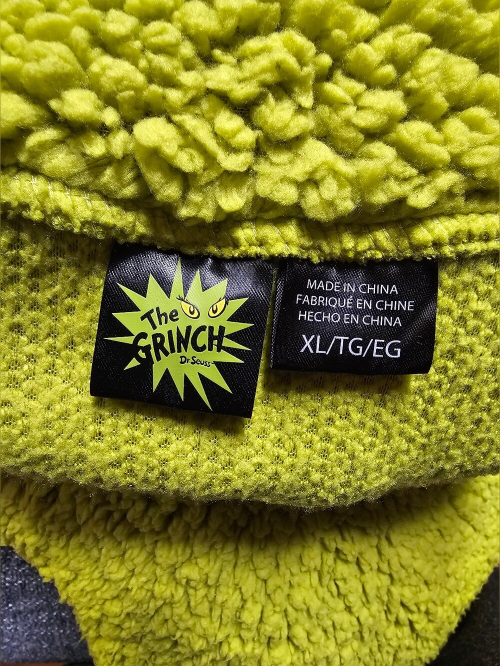 Dr. Seuss The Grinch Sherpa Pullover - Picture 3 of 3